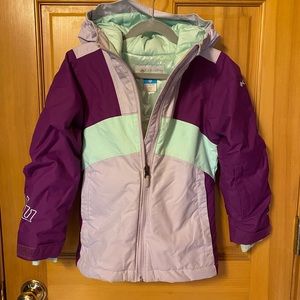 Columbia Girls Insulated Jacket XXS 4/5